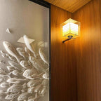 Acrylic Cube Paper Lantern Wall Sconce