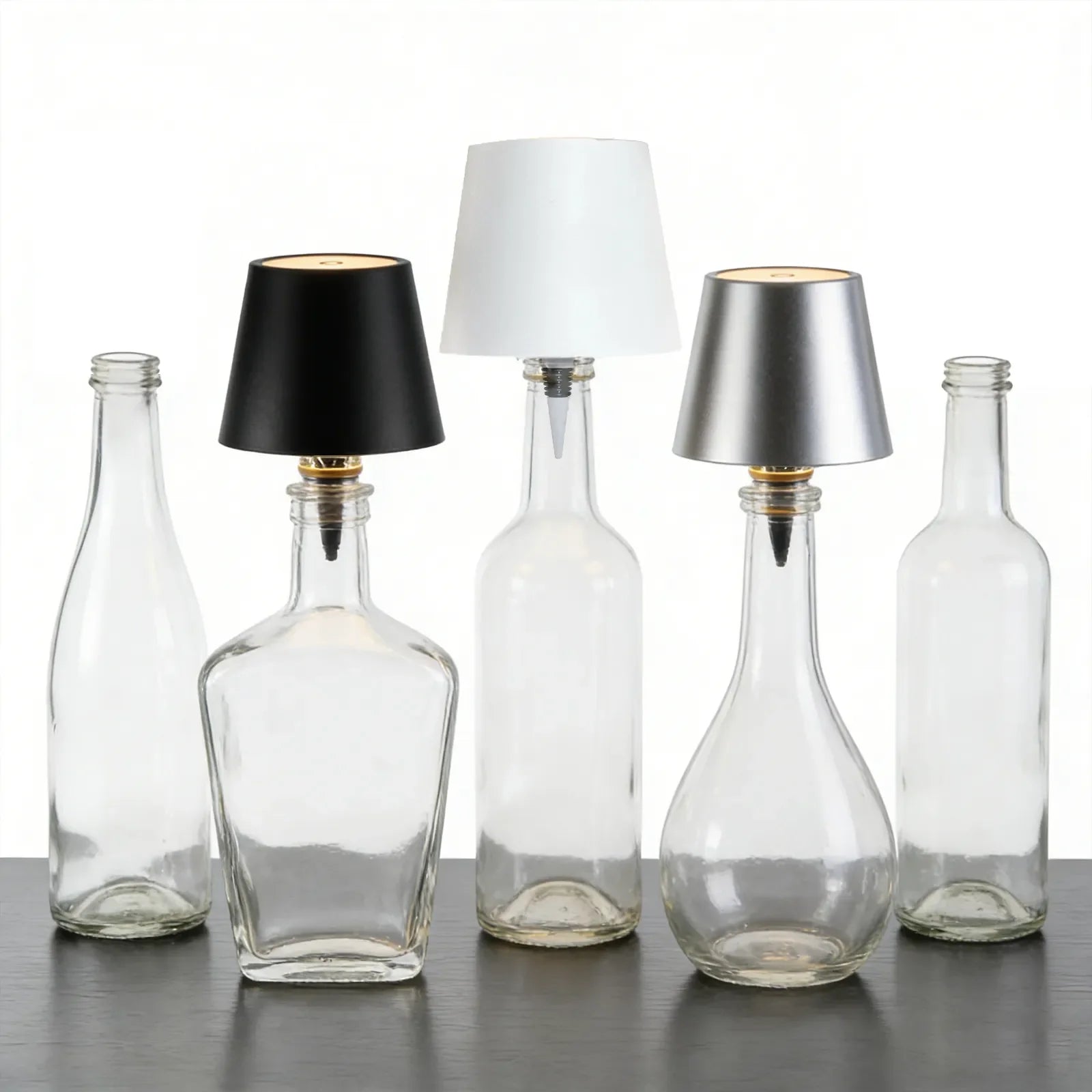 Table Lamp LED Bottle Insert Rechargeable Touch Control