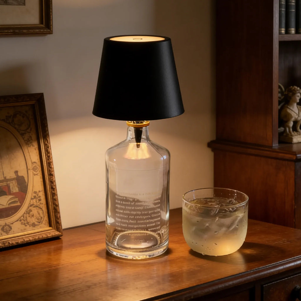 Table Lamp LED Bottle Insert Rechargeable Touch Control