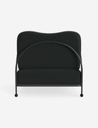 Luna Outdoor Accent Chair | Slim Metal Frame, Supportive Seat