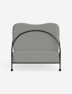 Luna Outdoor Accent Chair | Slim Metal Frame, Supportive Seat