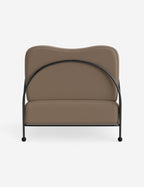 Luna Outdoor Accent Chair | Slim Metal Frame, Supportive Seat