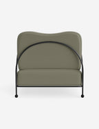 Luna Outdoor Accent Chair | Slim Metal Frame, Supportive Seat