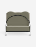 Luna Outdoor Accent Chair | Slim Metal Frame, Supportive Seat