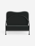 Luna Outdoor Accent Chair | Slim Metal Frame, Supportive Seat