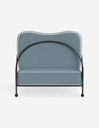 Luna Outdoor Accent Chair | Slim Metal Frame, Supportive Seat