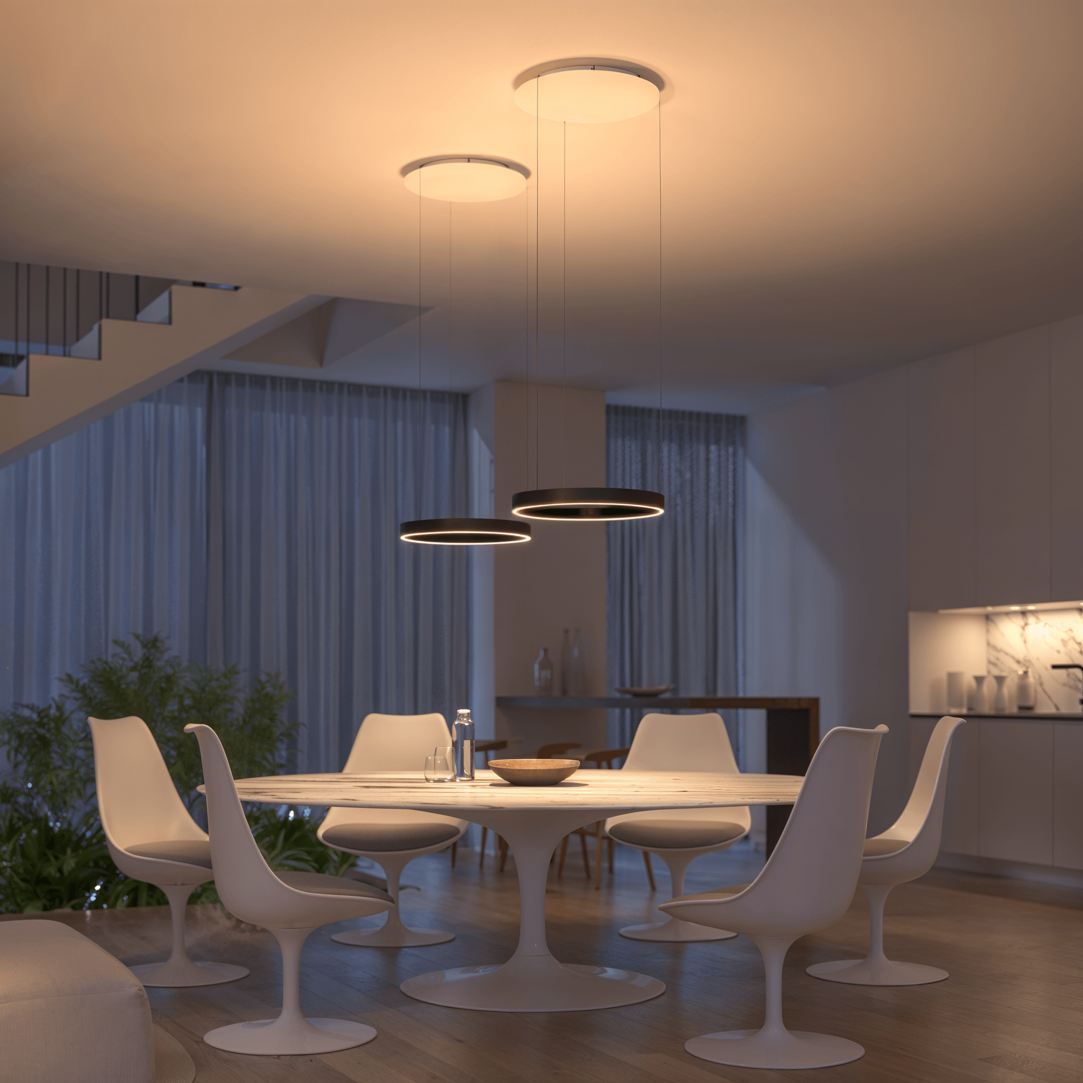 Solara LED Pendant Light | Stepless Dimmable, Adjustable Color Temperature