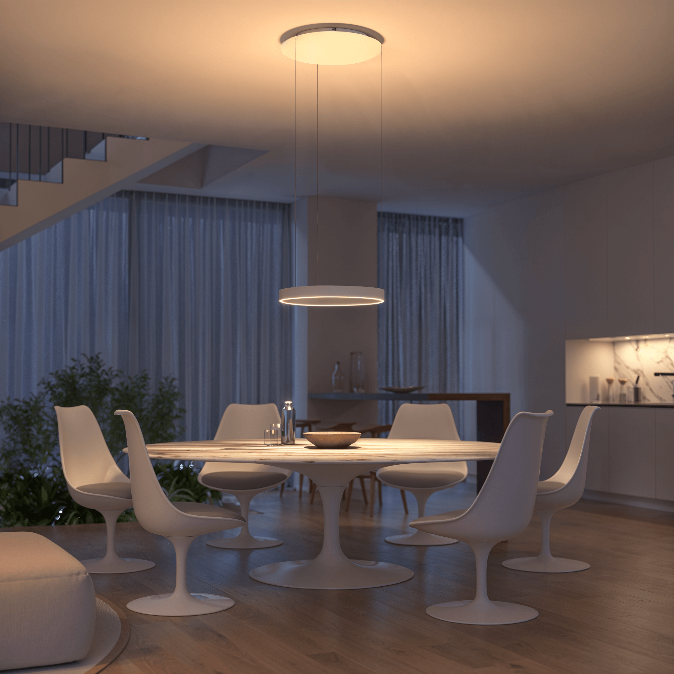 Solara LED Pendant Light | Stepless Dimmable, Adjustable Color Temperature