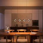Rivo LED Pendant Light | Dimmable, Hand-Blown Glass Spheres