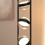 Viro LED Floor Lamp | Floating Glass Spheres, Dimming Function