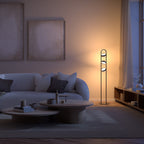 Viro LED Floor Lamp | Floating Glass Spheres, Dimming Function