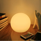 Thessara - LED Table Lamp with Changing Color in Spherical Shape
