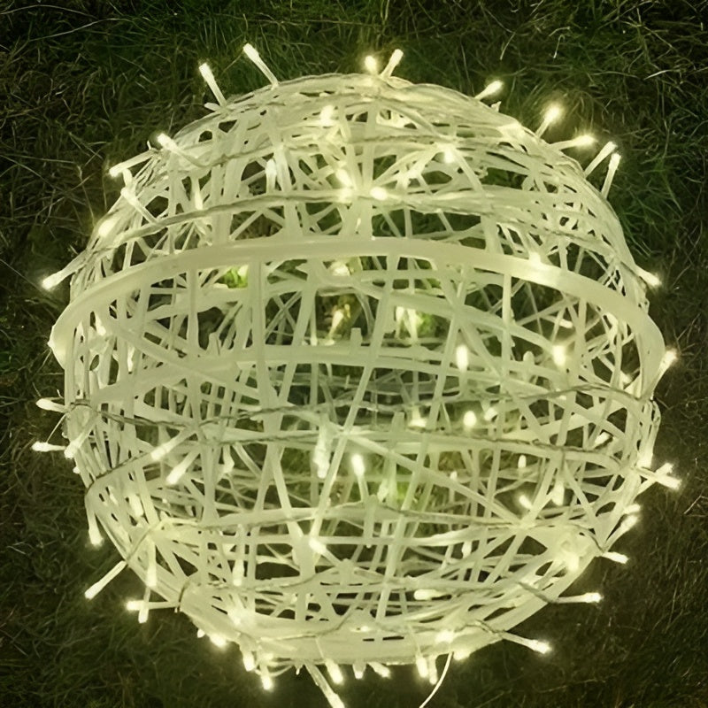 LED Ball Light String IP65 Battery Powered Decorative Garden String Lights