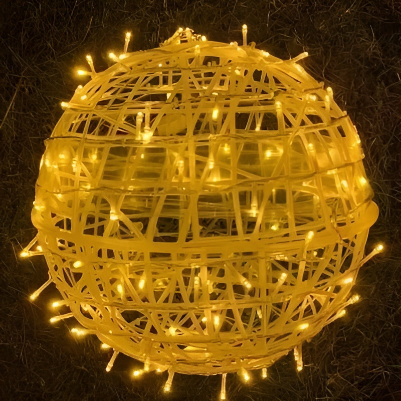 LED Ball Light String IP65 Battery Powered Decorative Garden String Lights