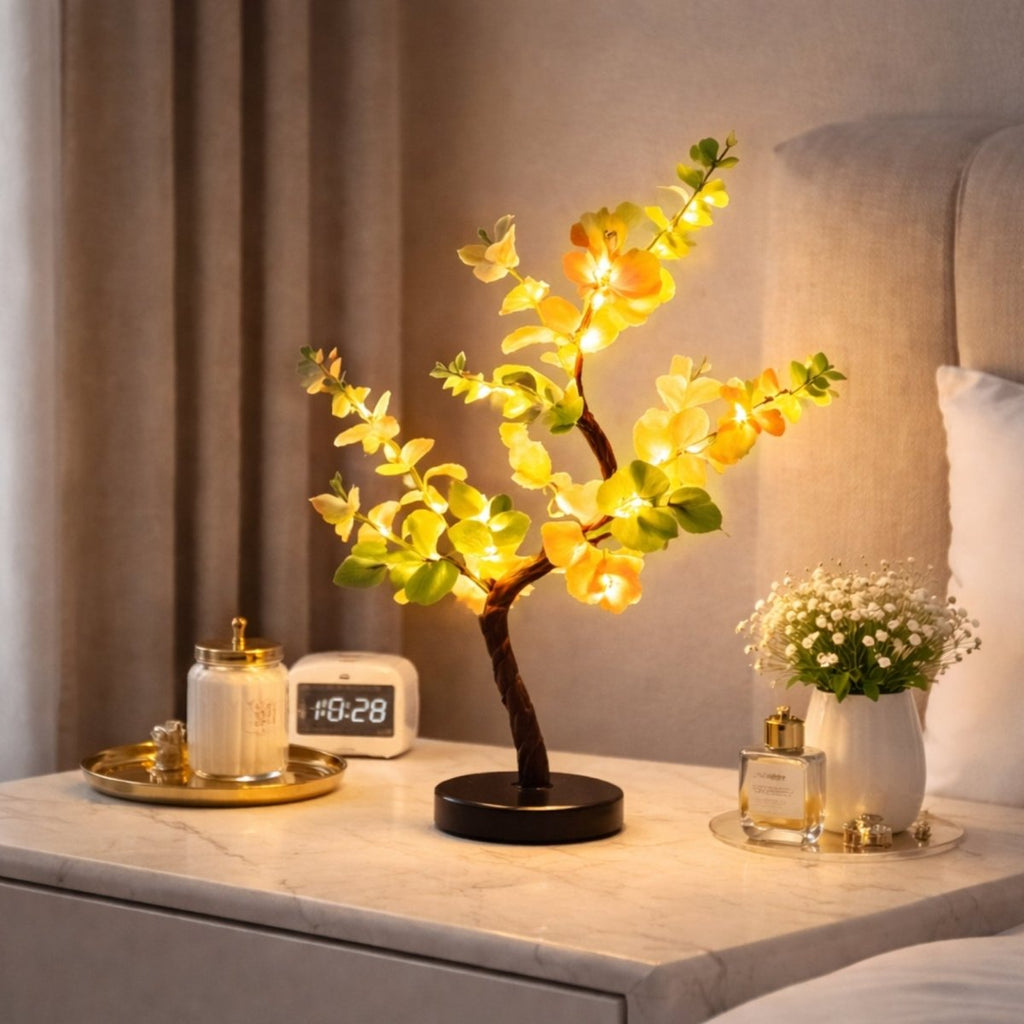 LED Botanical Lamp Battery Operated Warm White USB Powered