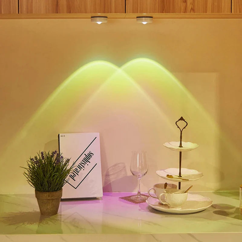 LED Cabinet Light, Battery Powered, Push On Off Switch, Dimmable