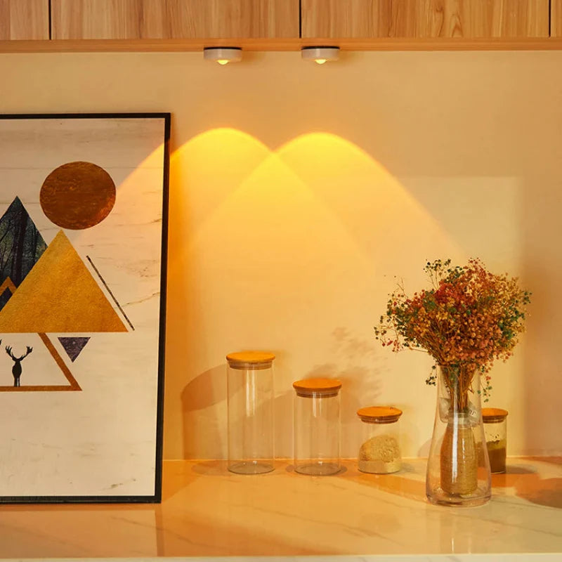 LED Cabinet Light, Battery Powered, Push On Off Switch, Dimmable