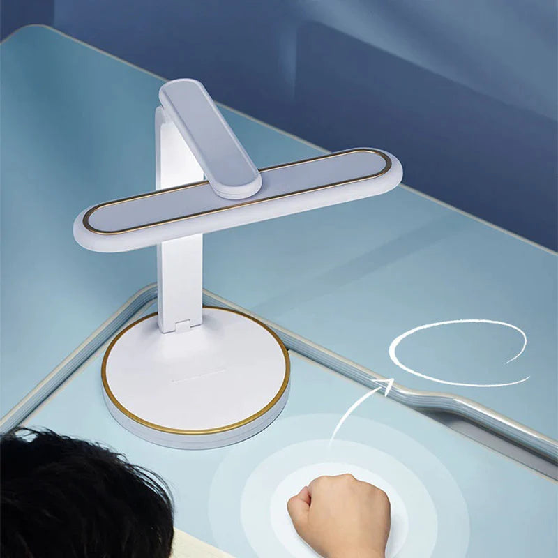 LED Clock Table Lamp Touch Switch Modern Design