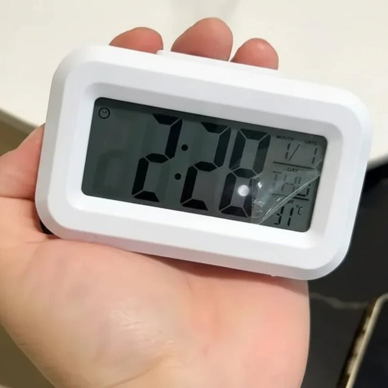 LED Digital Alarm Clock Compact LED Display with Snooze and Temperature Function