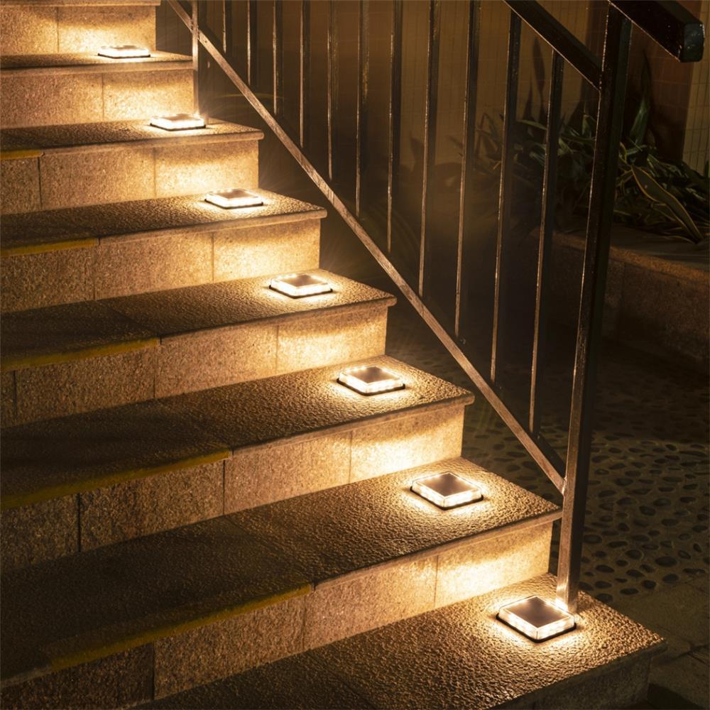 Ground Spotlights Solar Powered Waterproof Aluminum LED