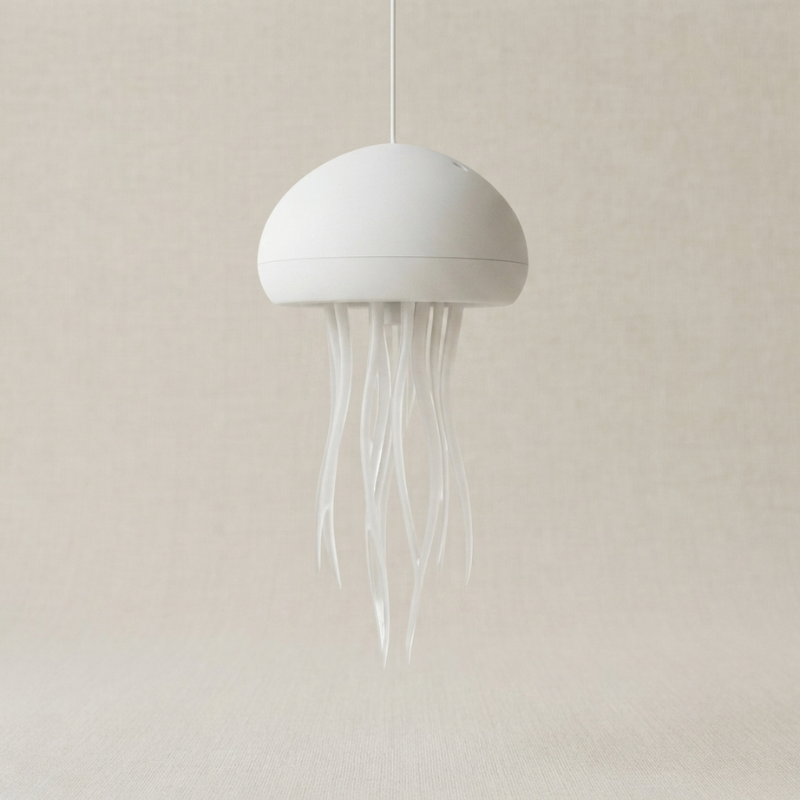 LED Jellyfish Aquarium Lamp USB Rechargeable Color Changing Night Light