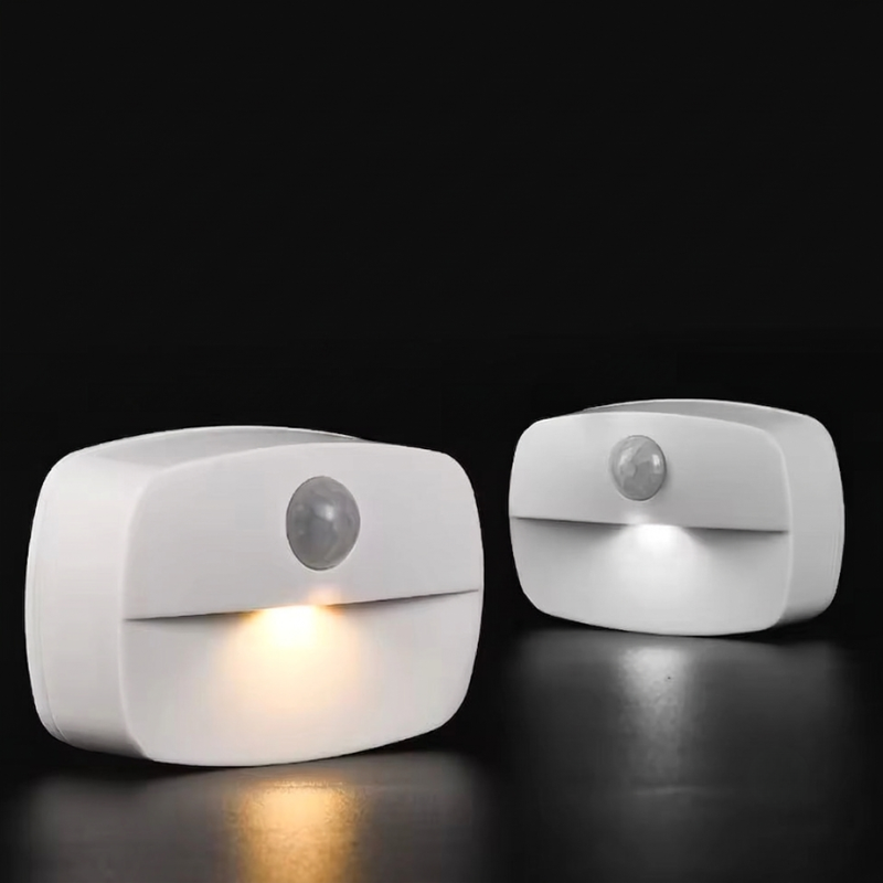 LED Motion Sensor Night Light Battery Powered ABS
