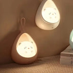 LED Night Light Silicone USB Rechargeable Motion Sensor Warm White