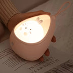 LED Night Light Silicone USB Rechargeable Motion Sensor Warm White