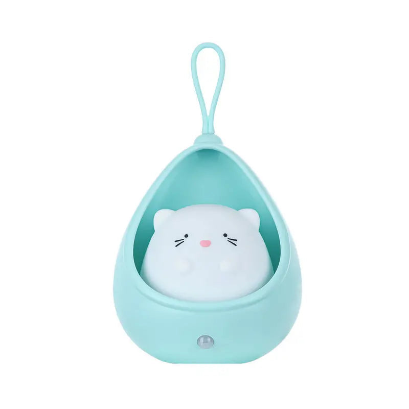 LED Night Light Silicone USB Rechargeable Motion Sensor Warm White
