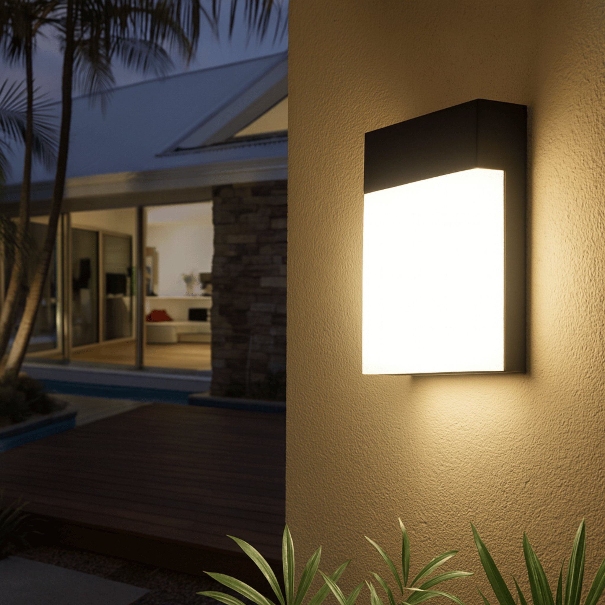LED Outdoor Wall Light Weatherproof Designed for Exterior Installation