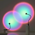LED Light Projector, 12 cm Height, 7 Color Modes, USB Powered