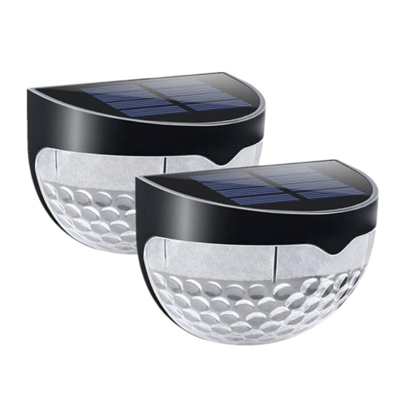 Solar Outdoor LED Light Aluminum Acrylic Wall Mount Integrated LED