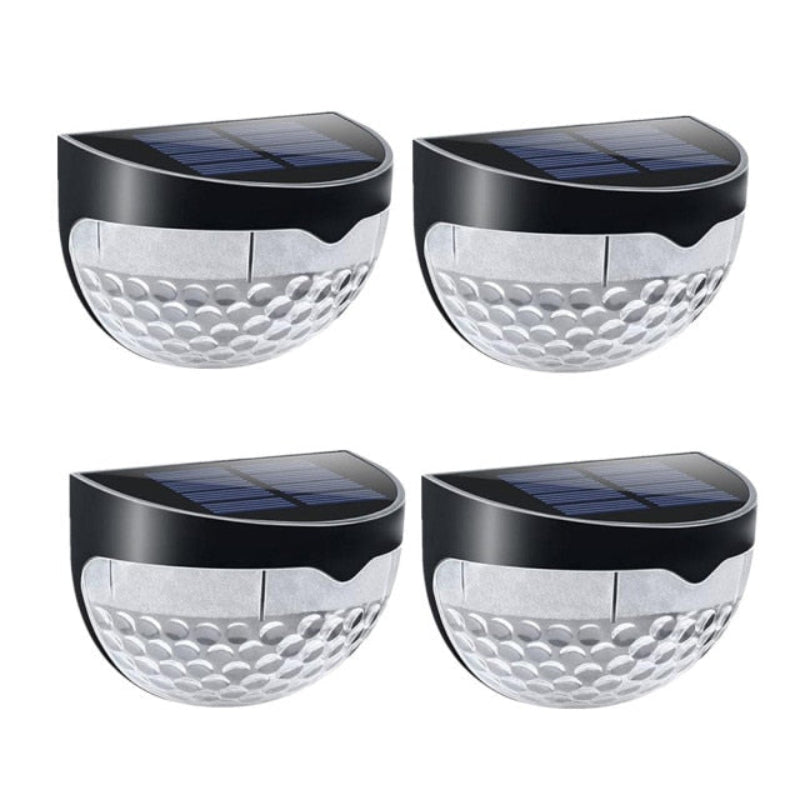 Solar Outdoor LED Light Aluminum Acrylic Wall Mount Integrated LED