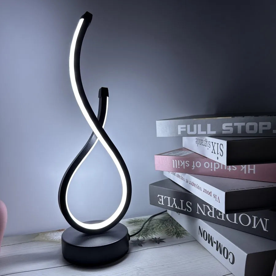 LED Table Lamp Dimmable Rechargeable Three Color Light