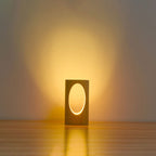 Table Lamp LED Solid Wood USB Powered Bedside Accent Light