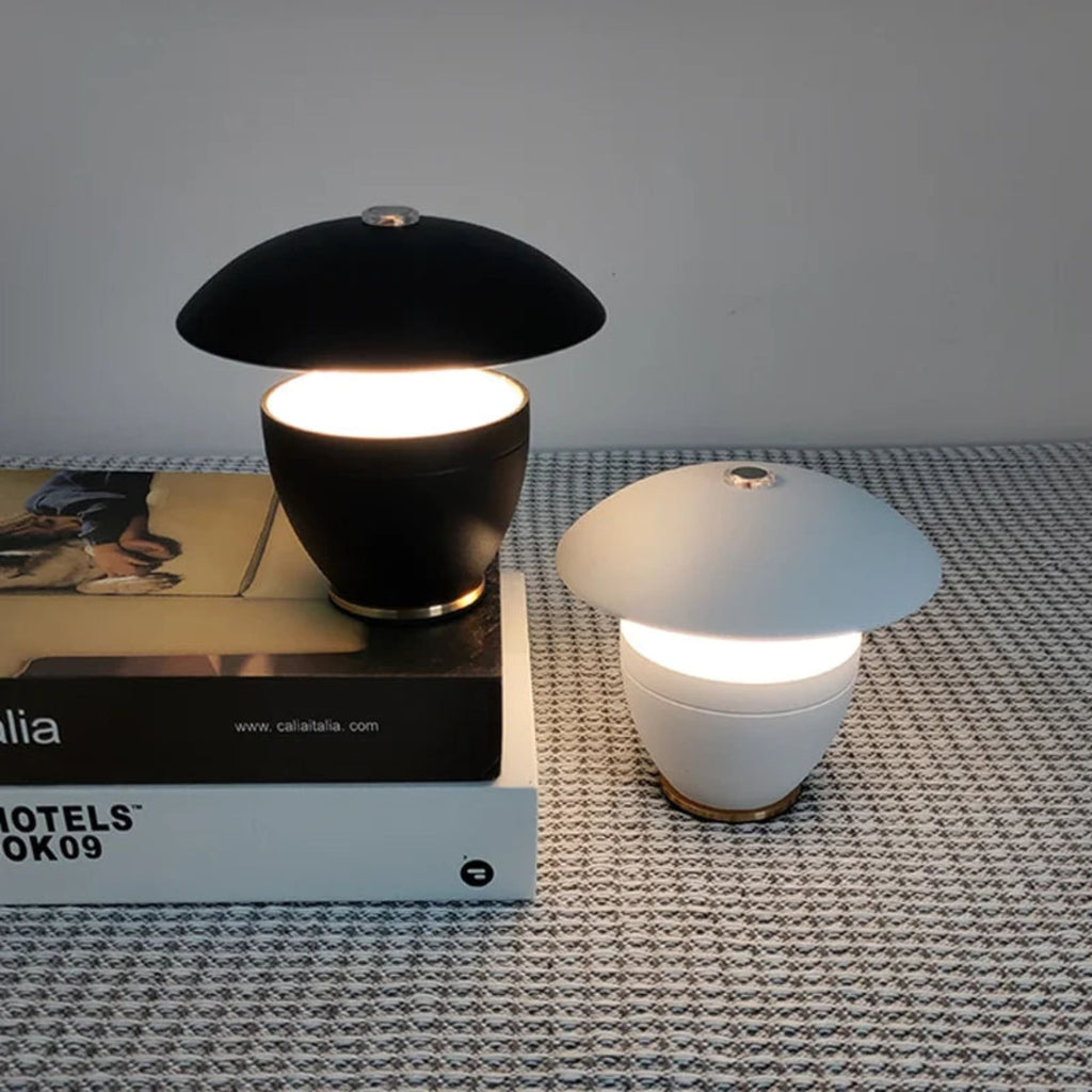 LED Table Lamp, Rechargeable, Stepless Dimming, Touch Switch