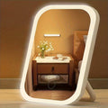 LED Vanity Mirror, Touch Control, USB Rechargeable, 3 Color Lighting