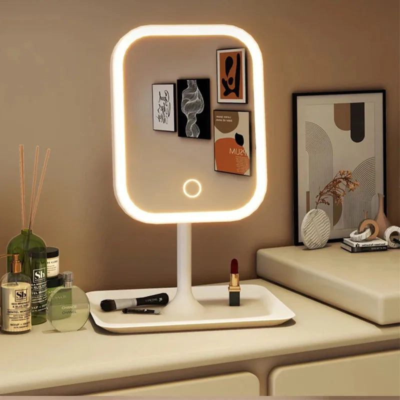 Vanity Mirror, LED Lighting, 3 Color Modes, USB Rechargeable