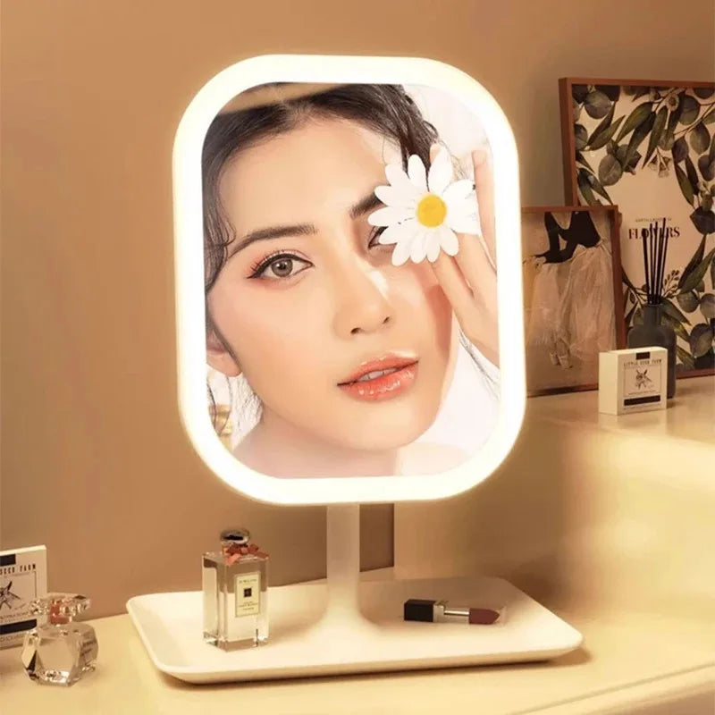 Vanity Mirror, LED Lighting, 3 Color Modes, USB Rechargeable