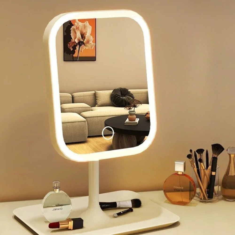 Vanity Mirror, LED Lighting, 3 Color Modes, USB Rechargeable
