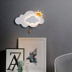 Cloud Wall Lamp, Built In LED Light, Wall Mounted, Three Light Colors
