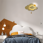 Cloud Wall Lamp, Built In LED Light, Wall Mounted, Three Light Colors