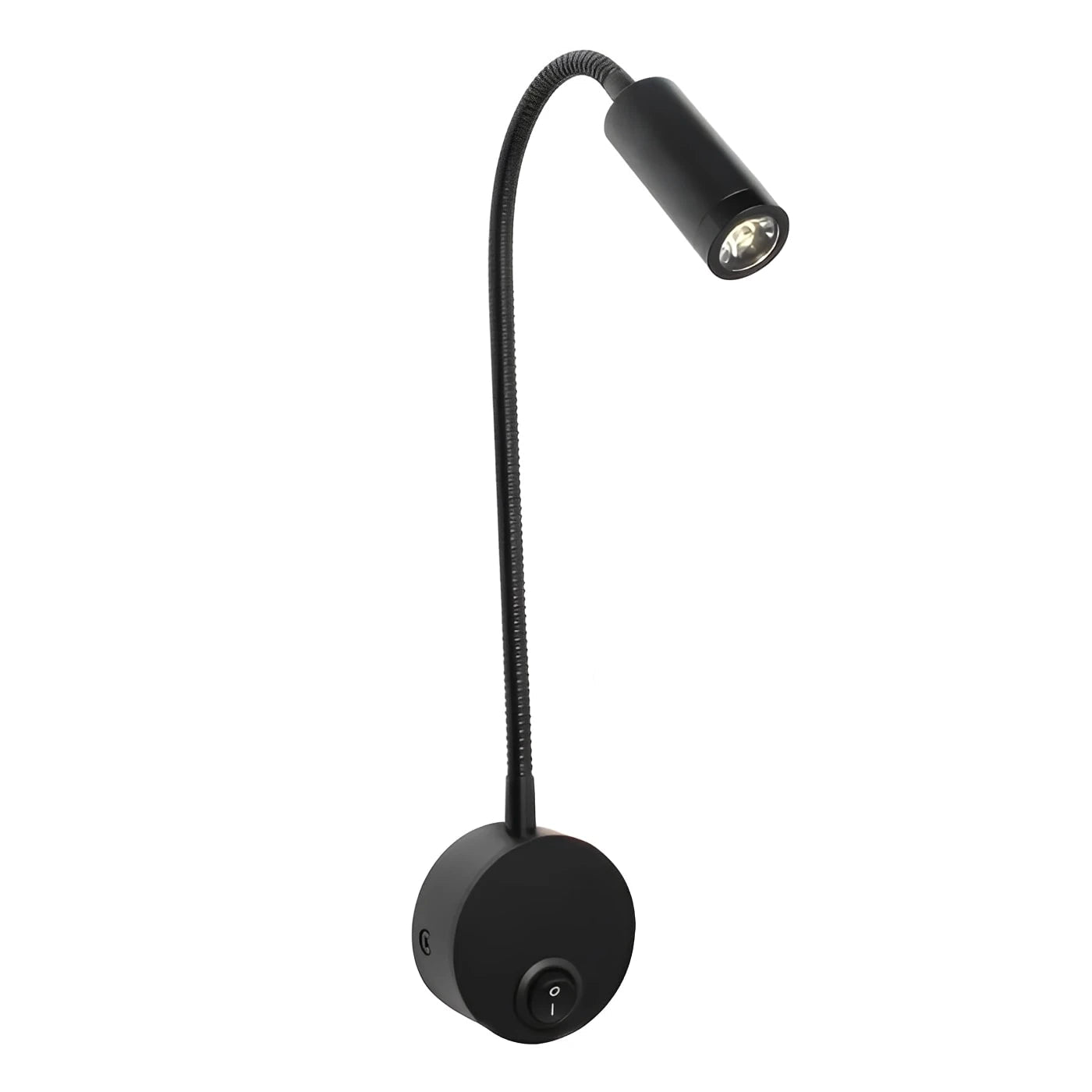 Gooseneck Wall Reading Light, 3W LED, Aluminum Body, 110–240V