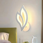 Wall Sconce LED Metal Acrylic Hardwired Light Fixture
