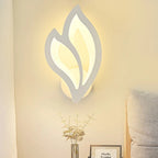 Wall Sconce LED Metal Acrylic Hardwired Light Fixture