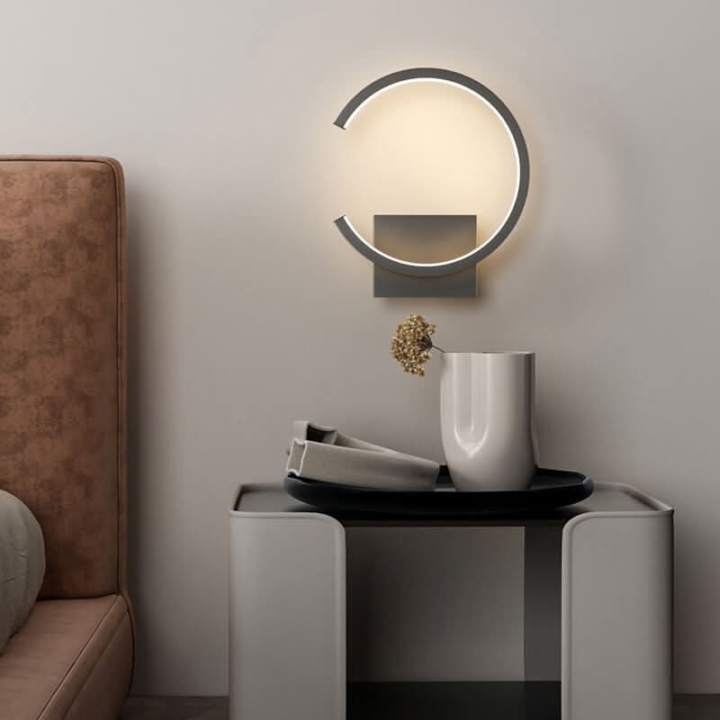 LED Wall Sconce Metal Wall Mounted Integrated LED