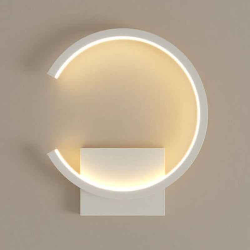 LED Wall Sconce Metal Wall Mounted Integrated LED