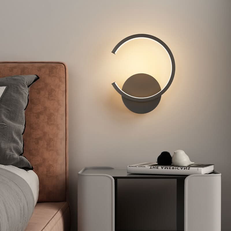 LED Wall Sconce Metal Wall Mounted Integrated LED