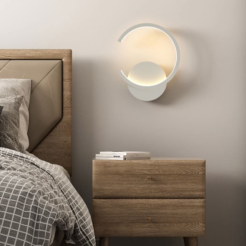 LED Wall Sconce Metal Wall Mounted Integrated LED