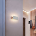 Indoor Wall Lamp LED Rotatable Metal Acrylic Wall Light Warm and Cool Light